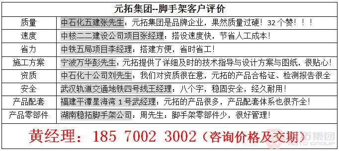 新型腳手架和普通腳手架有哪些區(qū)別呢？